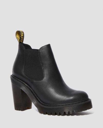 Botas Chelsea Dr Martens Hurston Cuero Heeled Para Mujer DR6896B